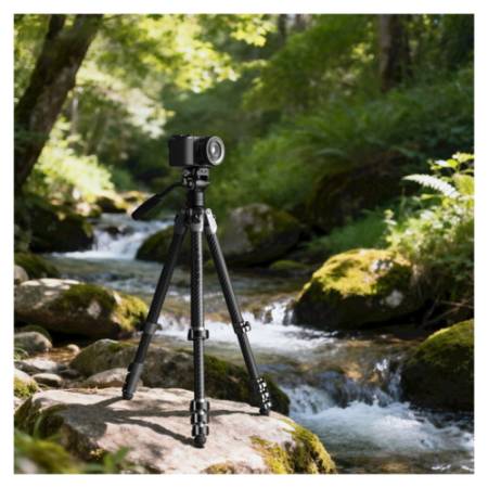 SmallRig 5477 AP255Pro - przenośny zestaw, statyw Carbon z głowicą video - przykład użycia